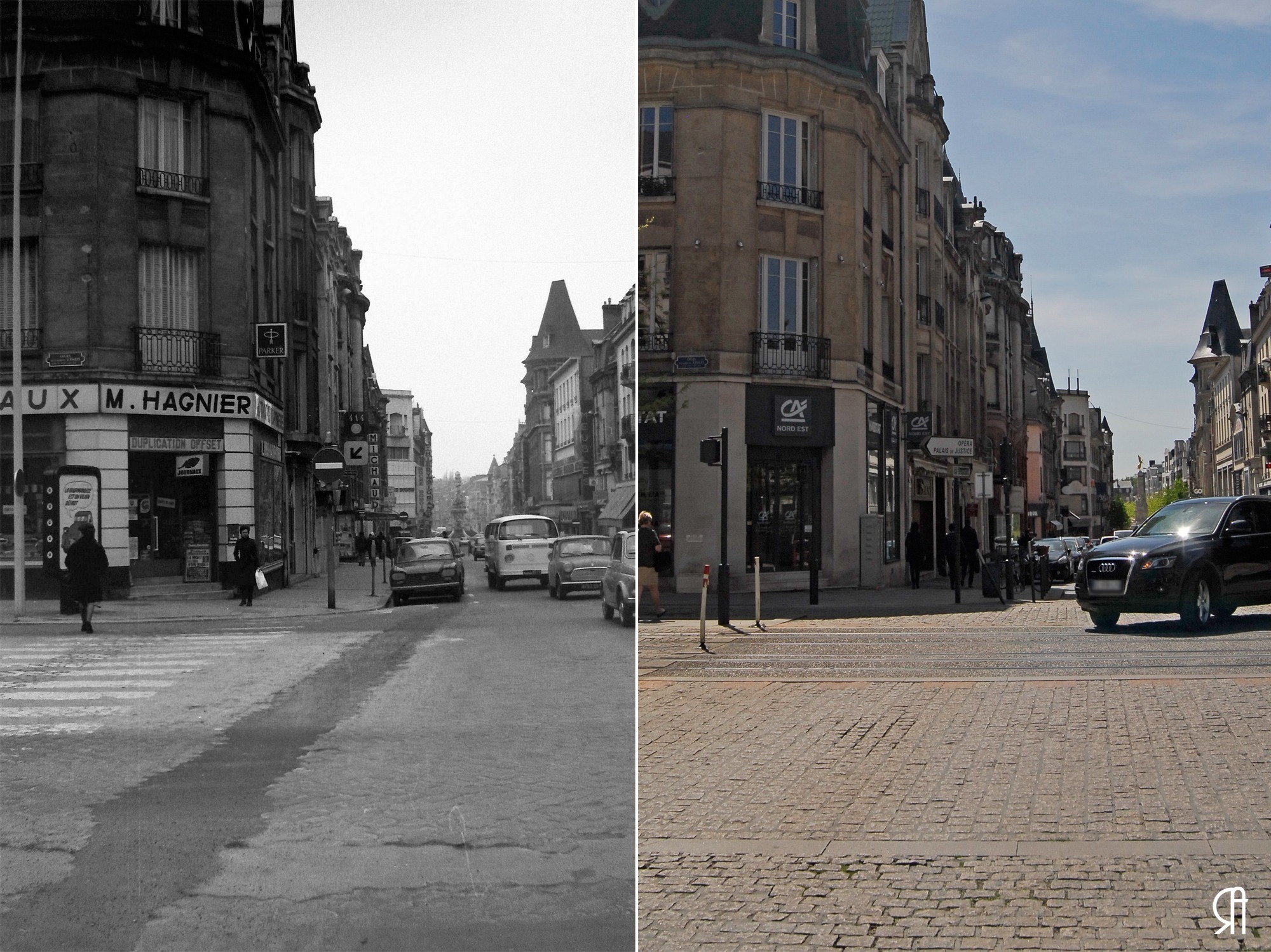 Cours Langlet et la rue du Cadran-Saint-Pierre