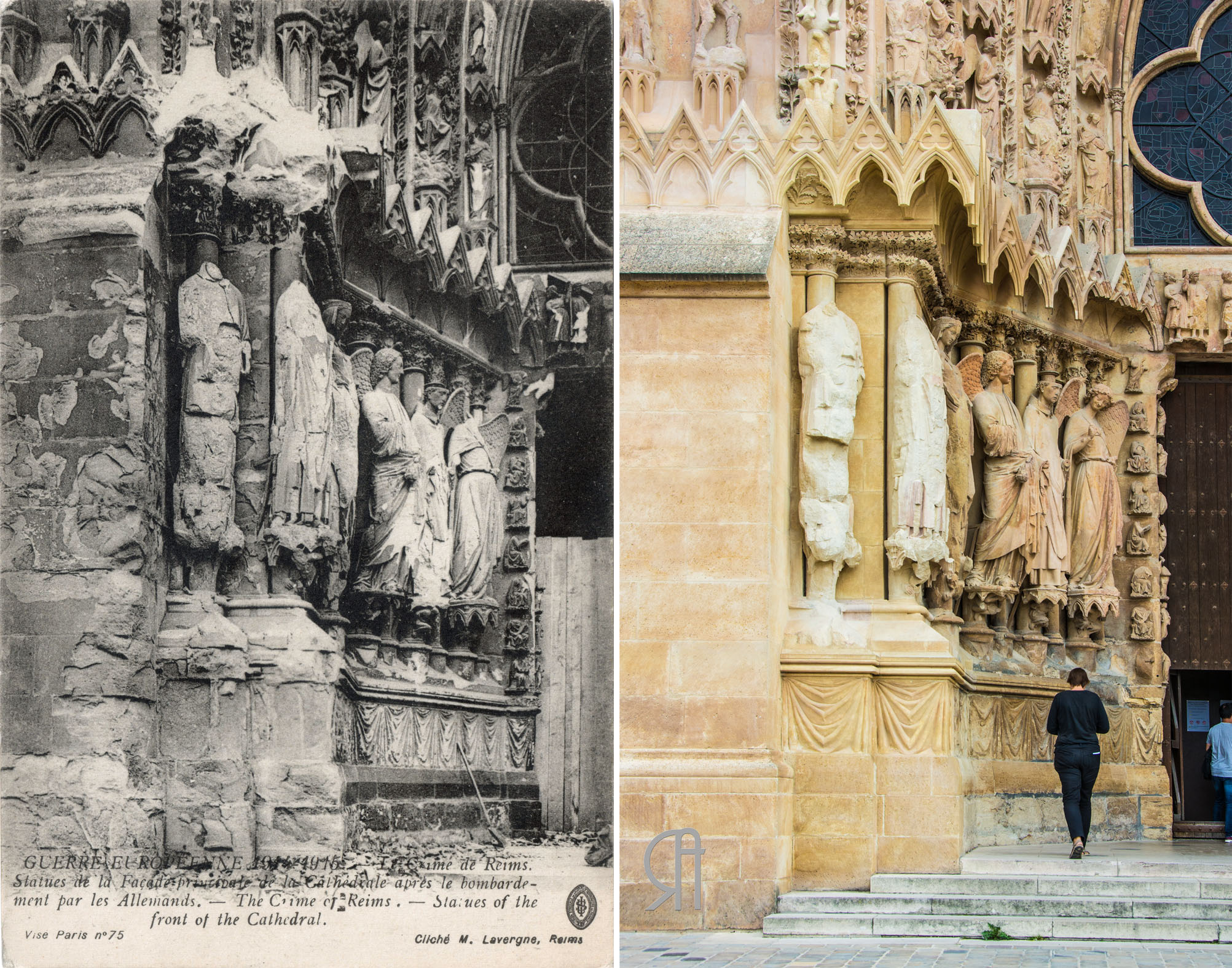 Le portail nord de la façade occidentale de Notre-Dame