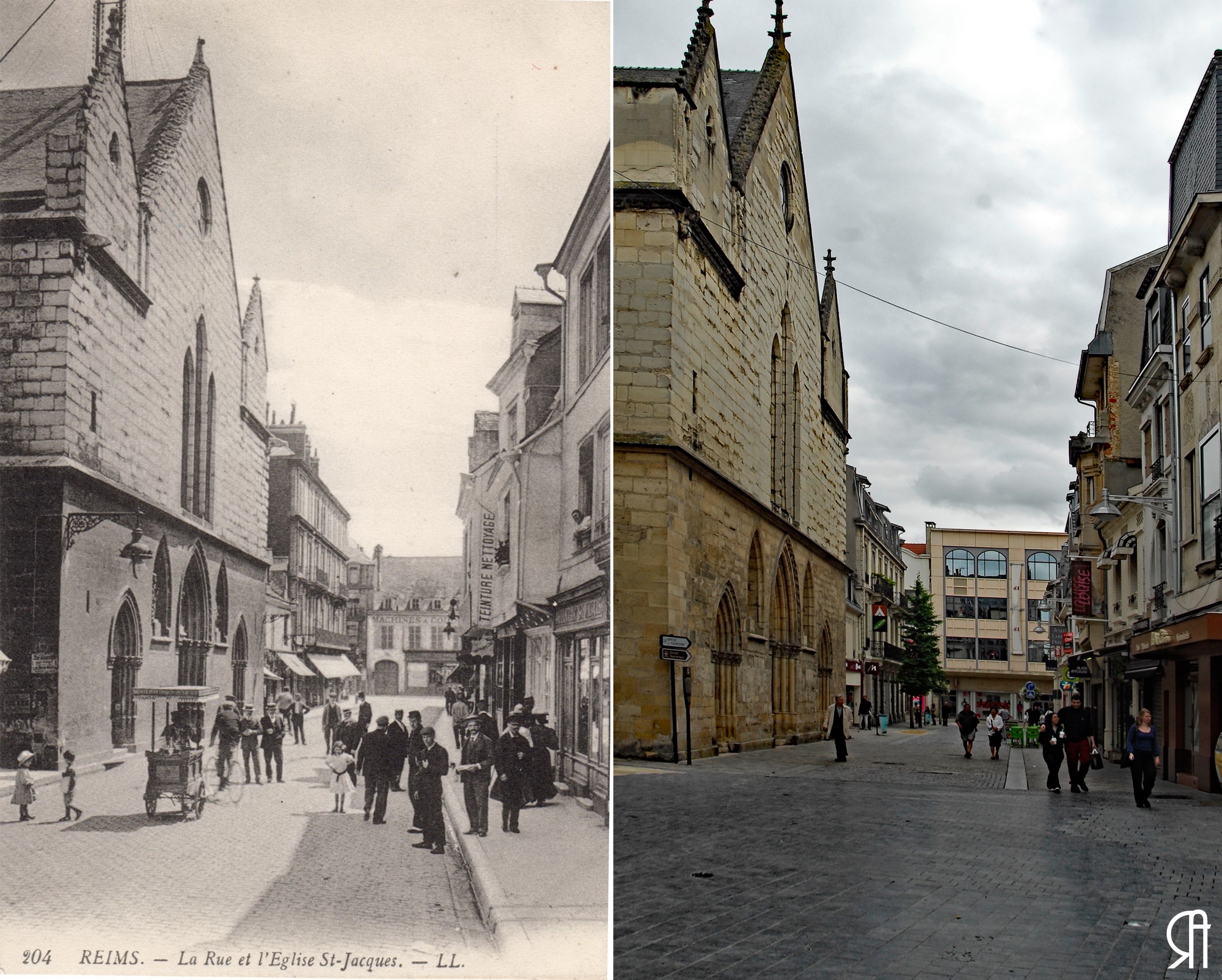 Rue Marx Dormoy, Saint-Jacques, vers la rue de Vesle