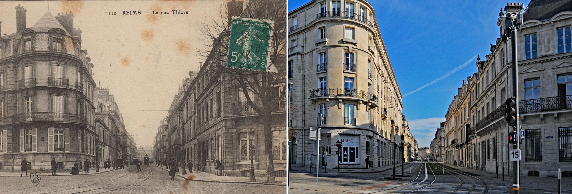 La Rue Thiers à 3 époques