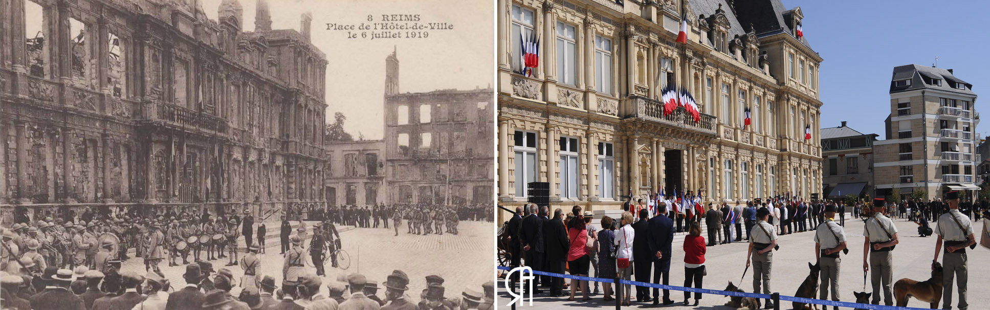 Centenaire de la remise de la Légion d’Honneur à la ville de Reims le 6 juillet 1919