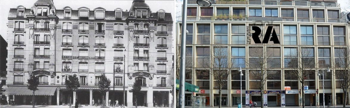 L’hôtel du Lion d’Or sur la place d’Erlon