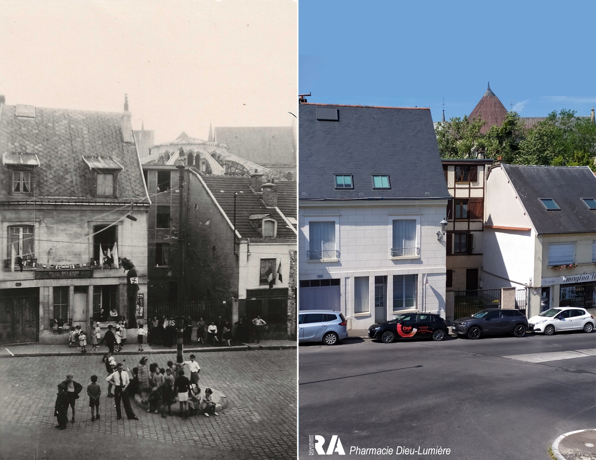 La libération de Reims, 30 août 1944, place Saint-Timothée