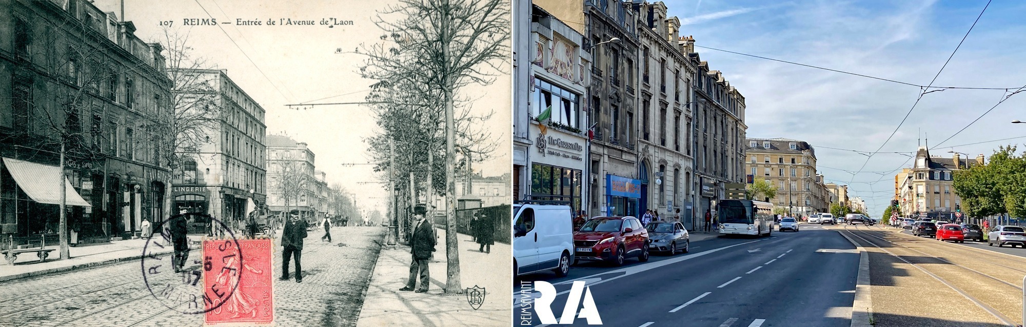 L’entrée de l’avenue de Laon