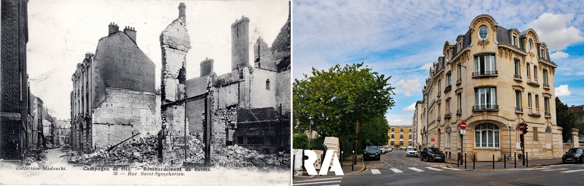 Rue Saint-Symphorien après la Grande Guerre