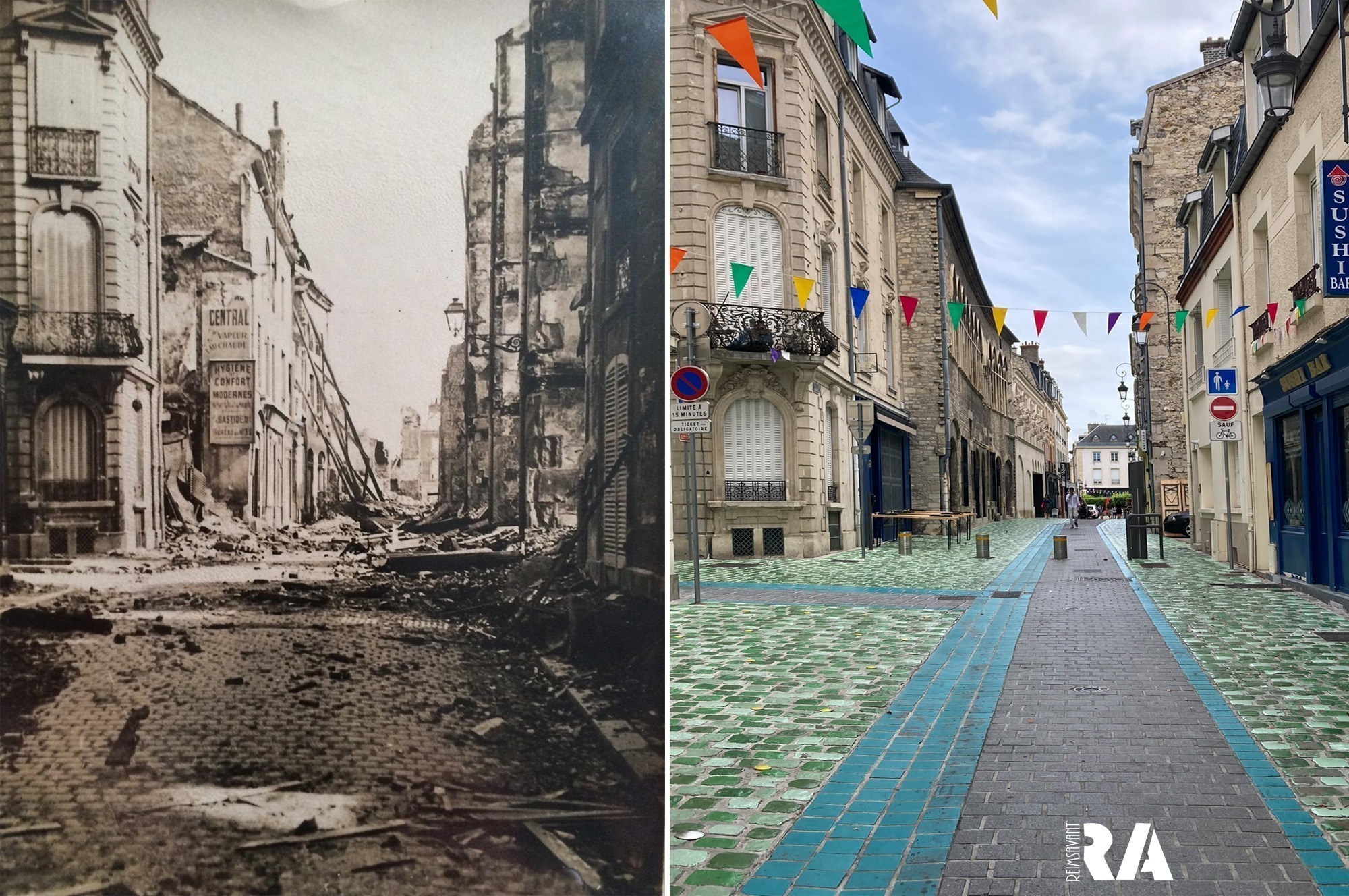 La rue de Tambour à la fin de la Grande Guerre