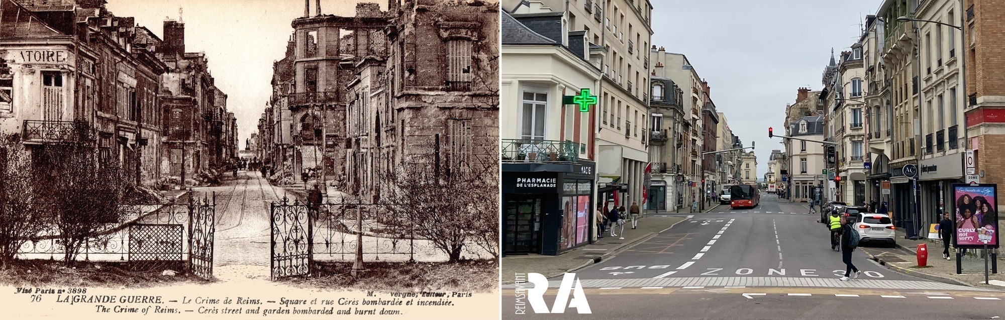 La rue Cérès, avant et pendant la Grande Guerre