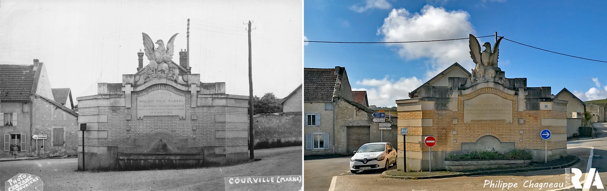 Le lavoir William Muir Russel à Courville