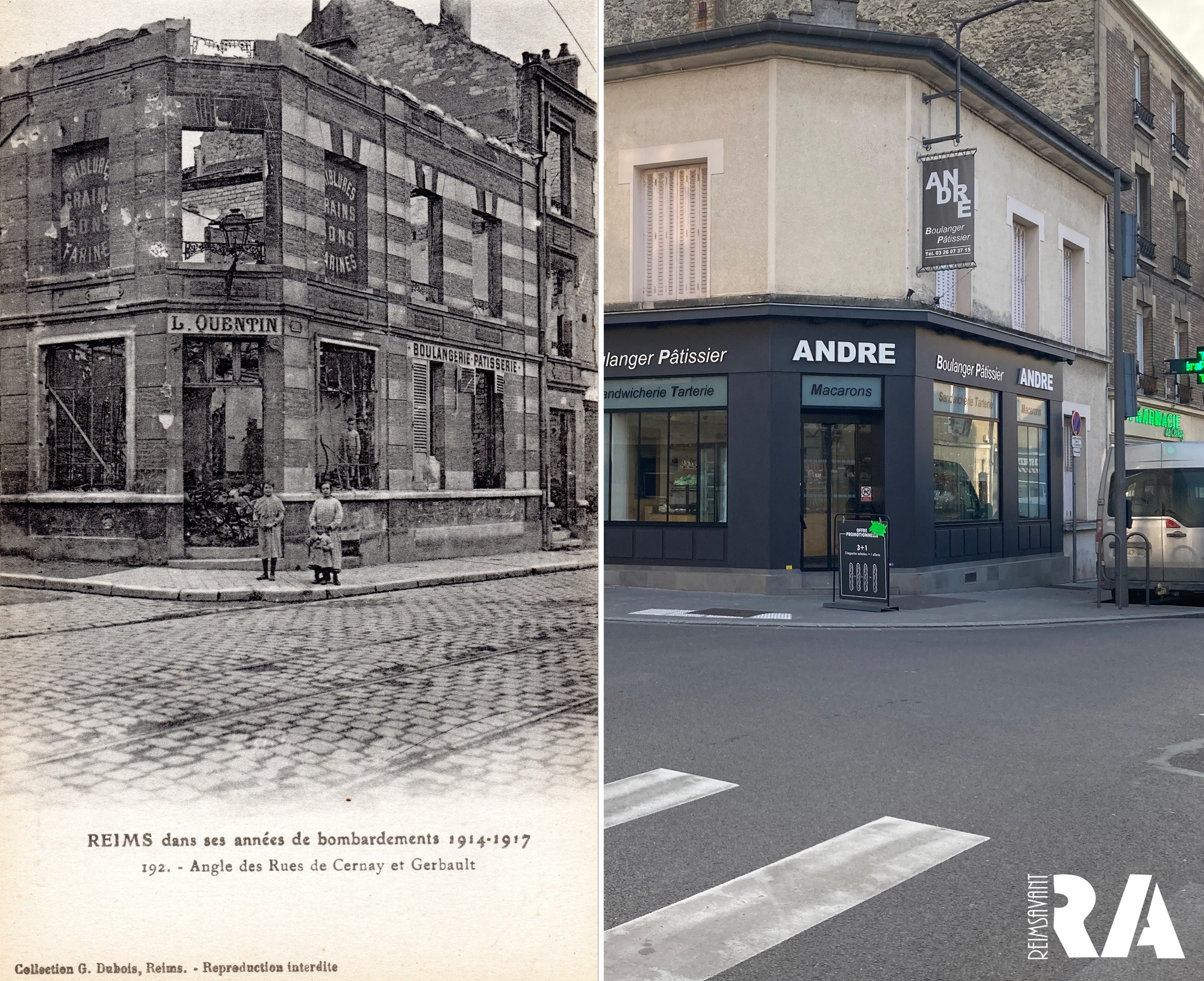 L’angle de le rue de Cernay et de la rue Gerbault